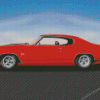 Red Chevy Chevelle Ss Diamond Painting