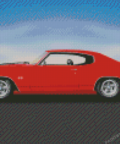 Red Chevy Chevelle Ss Diamond Painting