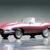 Rainbow Red Jaguar E Type Diamond Paintings