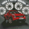 Red Nissan Juke Diamond Paintings