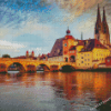 Regensburg Reflection Diamond Painting