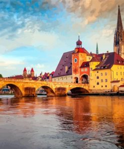 Regensburg Reflection Diamond Painting