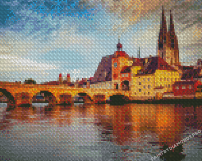 Regensburg Reflection Diamond Painting