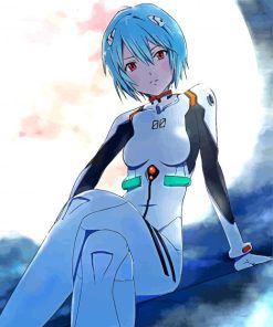 Rei Ayanami Evangelion Diamond Paintings