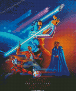 Return Of The Jedi Star Wars Movie Poster Diamond Painting