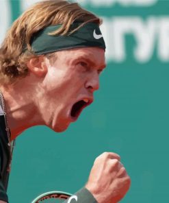 Russian Tennis Player Andrey Rublev Diamond Paintings