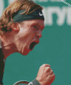 Russian Tennis Player Andrey Rublev Diamond Paintings