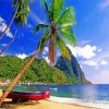 Saint Lucia Beach Diamond Painting