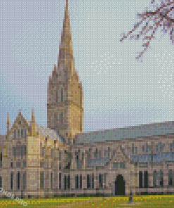 Salisbury Cathedral England Diamond Paintings