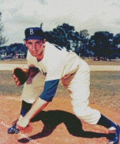 Sandy Koufax Baseball Player Diamond Paintings