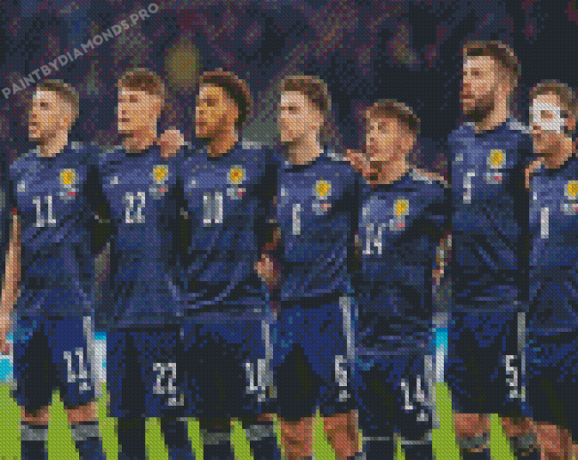 Scotland Fc Players Diamond Paintings