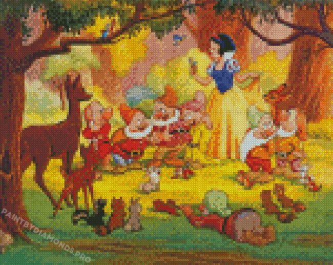 Seven Dwarfs Diamond Paintings