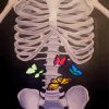 Skeleton With Butterflies Art Diamond Paintings