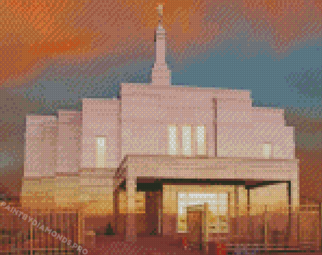 Snowflake Az Temple Diamond Painting