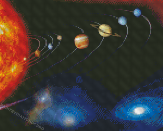 Space And Planets Diamond Paintings