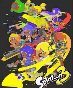 Splatoon Video Game Series Diamond Paintings