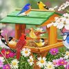 Spring Birdfeeder Diamond Paintings