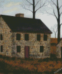 Stone Cabins Diamond Painting