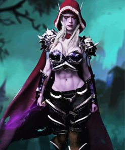 Sylvanas Windrunner Warcraft Serie Diamond Painting