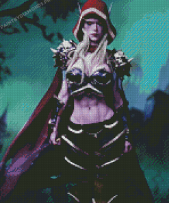 Sylvanas Windrunner Warcraft Serie Diamond Painting