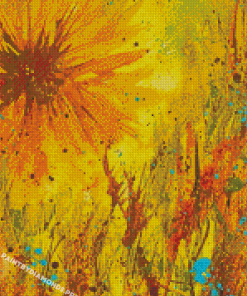 The Abstract Sunflower Diamond Paintings