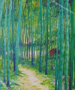 The Bamboo Forest Trees Diamond Paintings