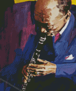 The Clarinet Player Diamond Painting