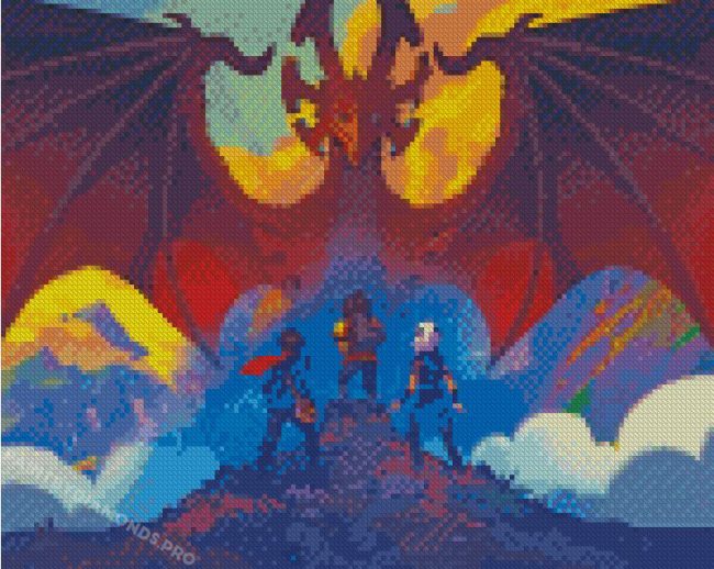 The Dragon Prince Characters Diamond Paintings