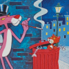 The Pink Panther Show Diamond Paintings