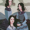 The Three Brontes Sisters Diamond Painting