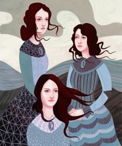 The Three Brontes Sisters Diamond Painting