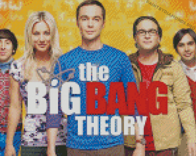 The Big Bang Theory Characters Diamond Painting