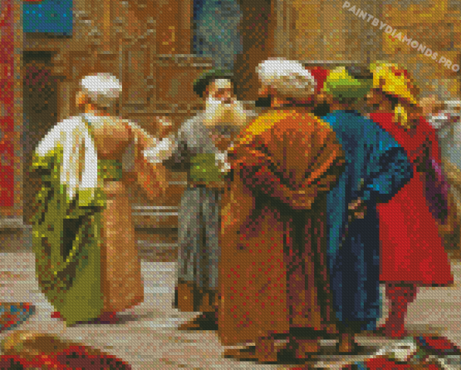 The Carpet Merchant Art Diamond Paintings