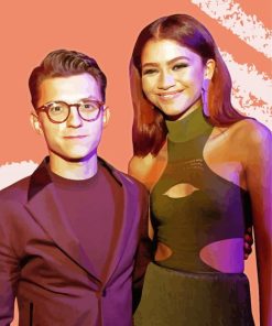 Tom Holland And Zendaya Diamond Painting