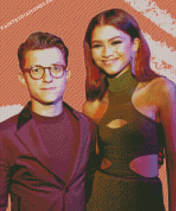 Tom Holland And Zendaya Diamond Painting