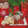 Traditional Christmas Food Diamond Paintings