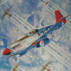 Tuskegee Airmen Planes Art Diamond Paintings