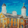 Vernal Utah Temple Art Diamond Paintings