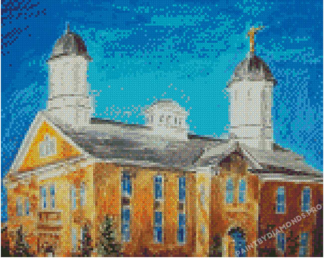 Vernal Utah Temple Art Diamond Paintings