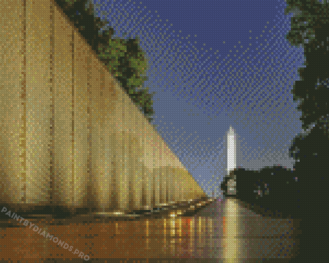 Vietnam Veterans Memorial Washington Diamond Paintings