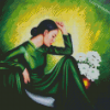 Vietnamese Woman In Green Diamond Painting