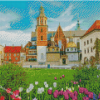 Wawel Royal Castle Krakow Poland Diamond Paintings