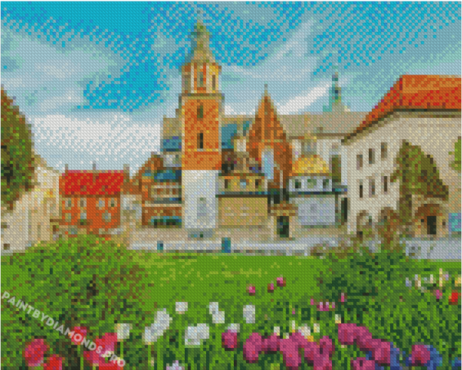 Wawel Royal Castle Krakow Poland Diamond Paintings