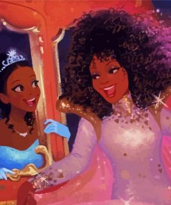 Whitney And Black Cinderella Diamond Paintings