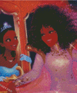 Whitney And Black Cinderella Diamond Paintings