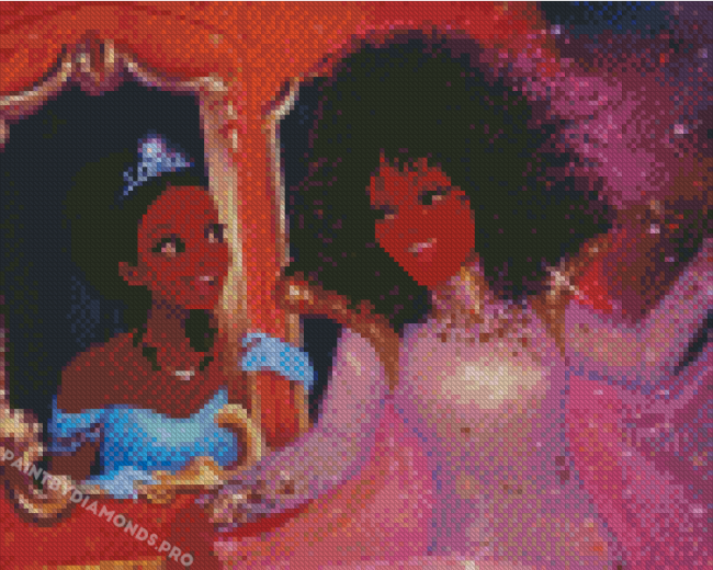 Whitney And Black Cinderella Diamond Paintings