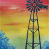 Windpump Art Diamond Paintings