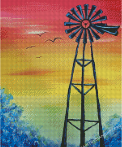 Windpump Art Diamond Paintings