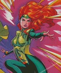 X Men Jean Grey Hero Diamond Paintings