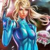 Zero Suit Samus Art Diamond Painting